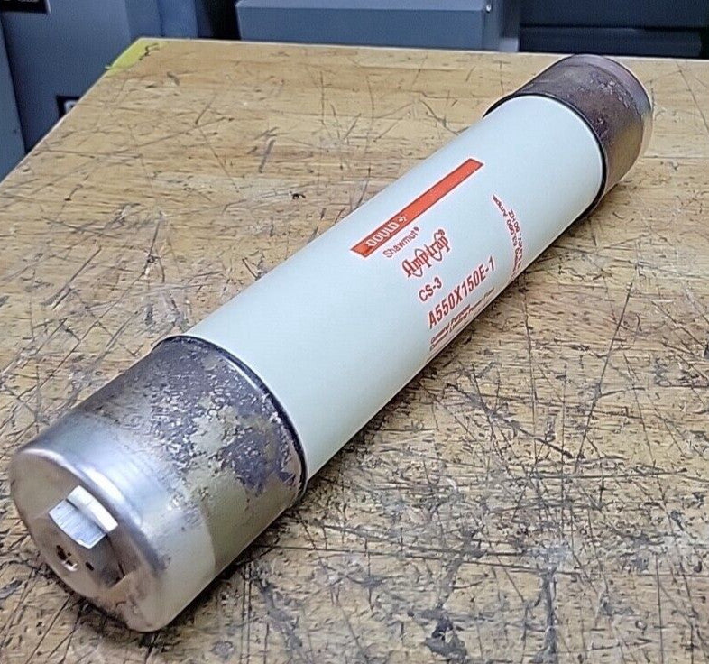 1) New Old Stock! Gould Shawmut A550X150E-1 Amp-Trap Fuse 150E Amps 5.5kV