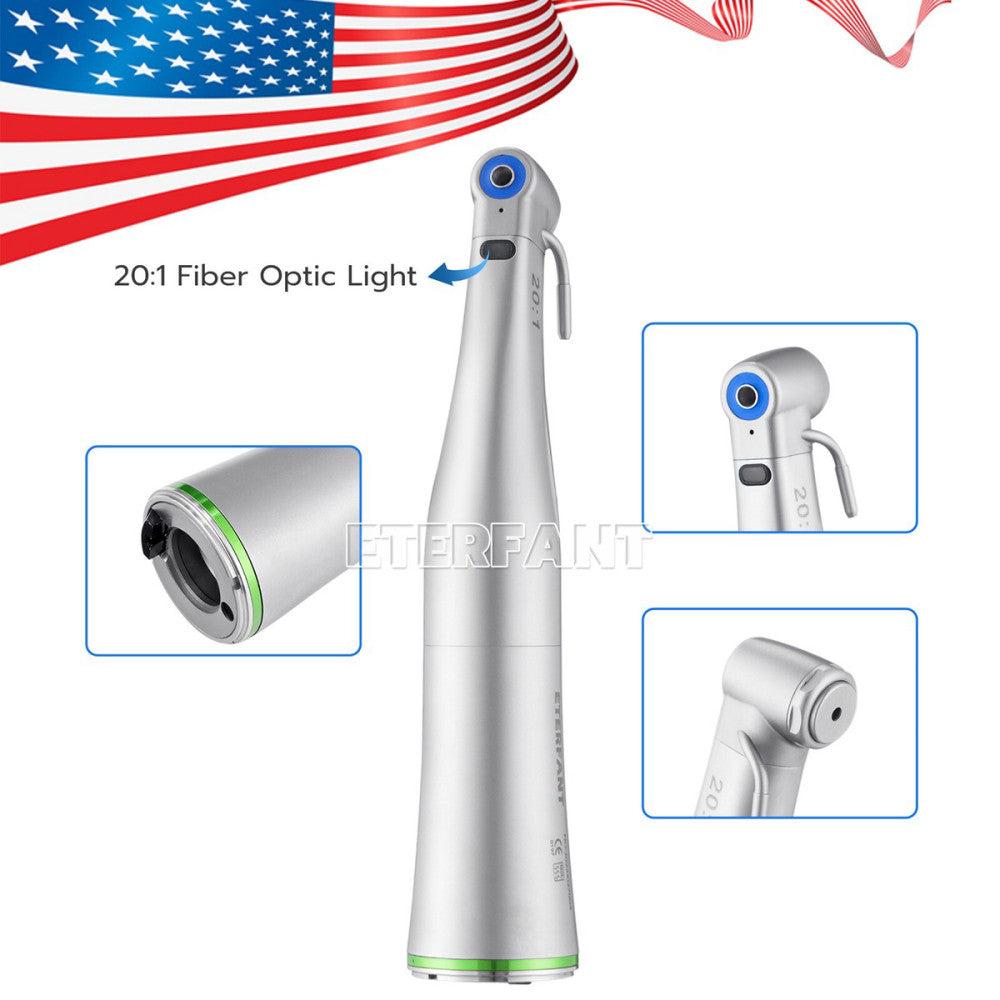 NSK Style Dental 20:1 LED Implant Reduction Surgical Contra Angle Push Handpiece
