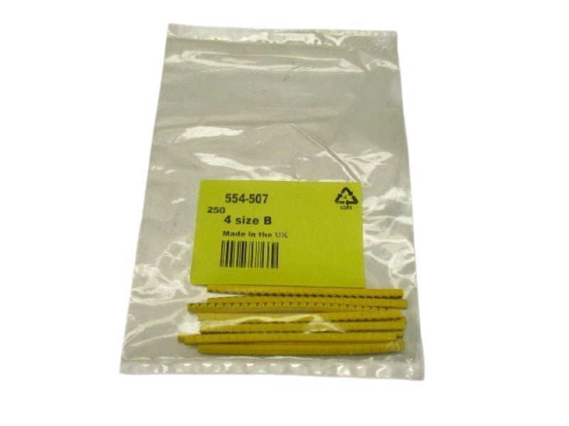 HELLERMANNTYTON 901-10348 554-507 CABLE MARKER (PKG OF 250) NSMP