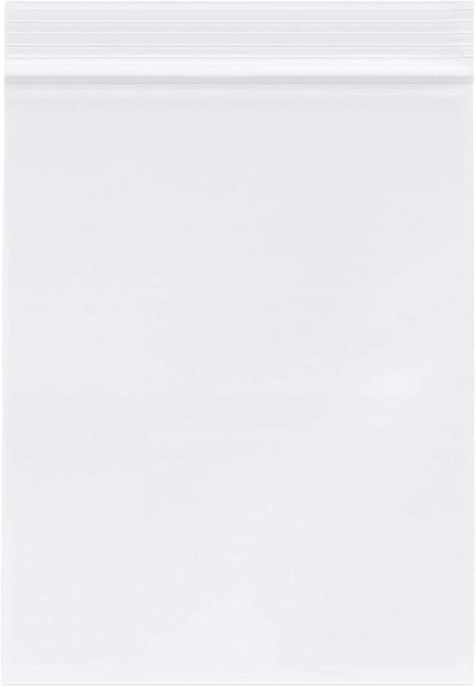 4 X 6 Inch (1000 PCS) Clear Reclosable Zip Poly Plastic Bags - Resealable Lock S