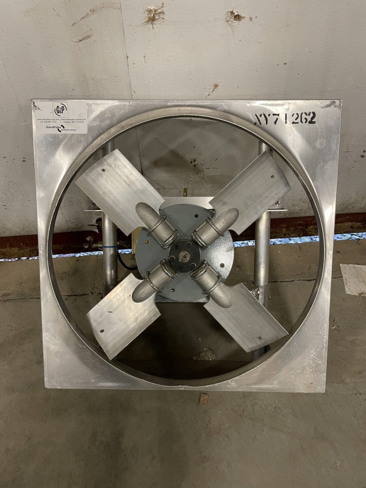 S&P Soler & Palau DDE24 24” Exhaust/Supply Fan 3HP 460V 1725rpm 3PH