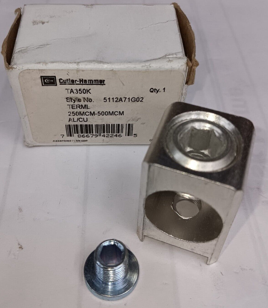 NEW CUTLER HAMMER TA350K TERMINAL LUG 250-500 MCM AL/CU