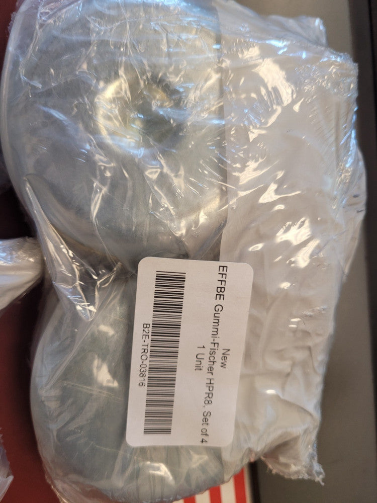 LOT OF 4 Gummi Fischer EFFBE, HPR8, GMBH & CO. Skid-Proof Equipment/Machine Foot