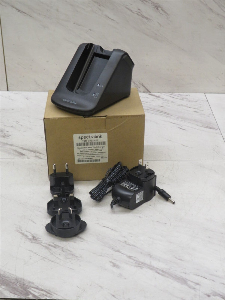 Spectralink 8400 Handheld Mobile Phone Charger Dual WiFi 1310-37222-701 AC