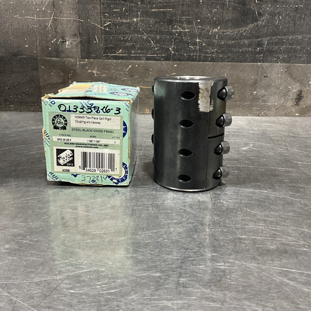 Ruland SPX-28-28-F Split Rigid Coupling w/o Keyway  NOS