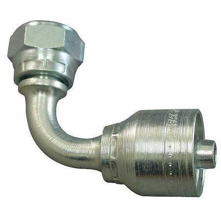 Eaton Aeroquip 1A12bfb12 Hose Fitting, Crimp, Bspp, 90, 3/4, G 3/4