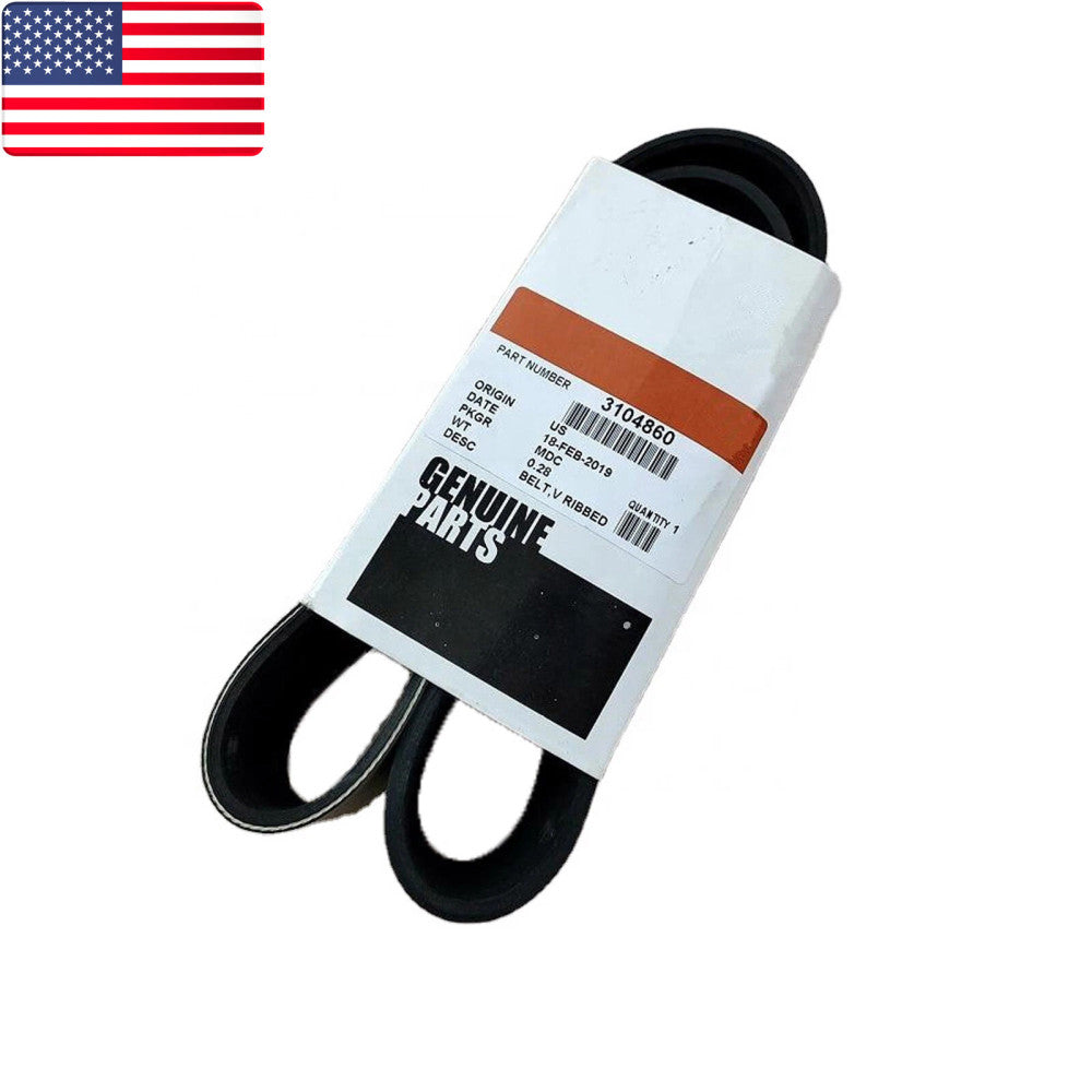 NEW Ribbed V-Belt For CUMMINS 3104860 - US Stock