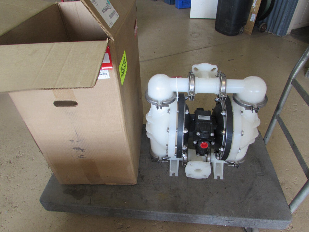 SERFILCO P-55-7617 ,DOUBLE DIAPHRAGM PUMP, TEFLON (PTFE) , NIB! MAKE OFFER!