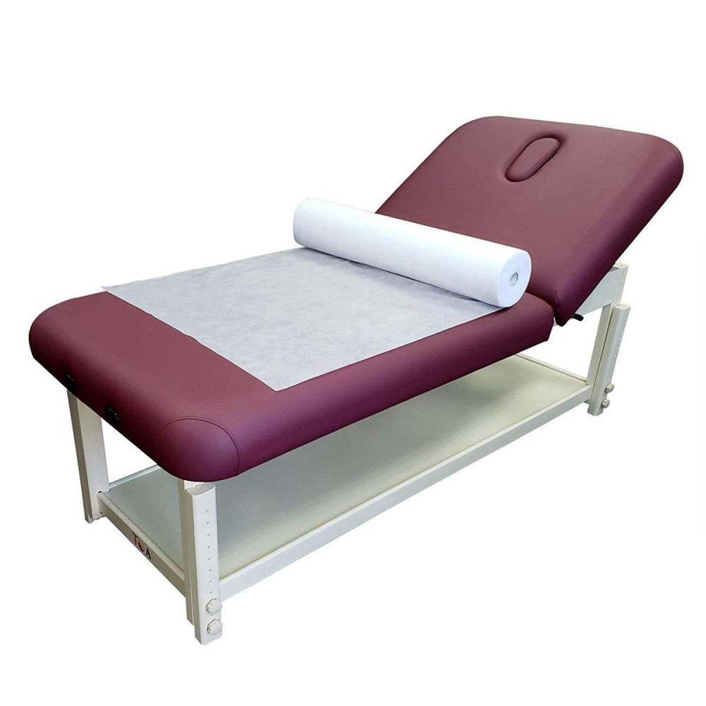 TOA 30"W x 70'L Disposable Poly Paper Waterproof Exam Massage Table Bed Cover 50