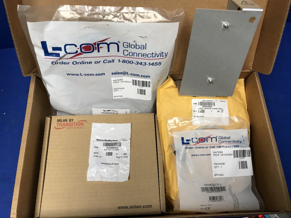 Waters 700004123 Ethernet Switch Communication Kit w/ MIL-S800i-v2 8-Port Switch