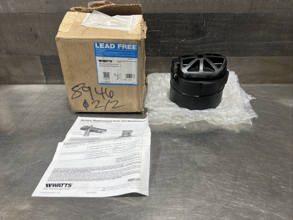 Watts 0899217, RK 957/957RPDA-CK2 6 2nd Check Repair Kit. Partial Kit? Nos. ID 2