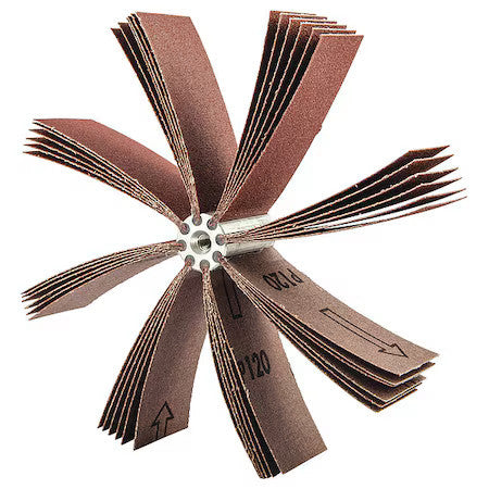 Merit 08834154173 Bore Polisher,Solid Flaps,80 Grit
