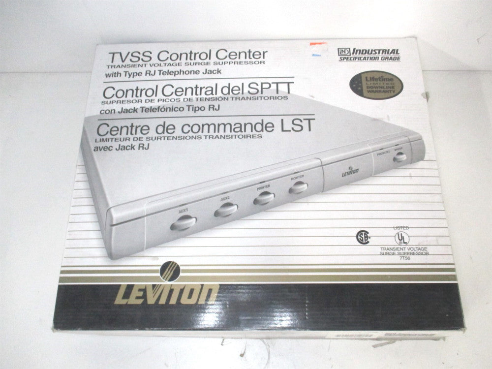 Leviton (5400-TLS) TVSS Control Center Transient Voltage Surge Suppressor 