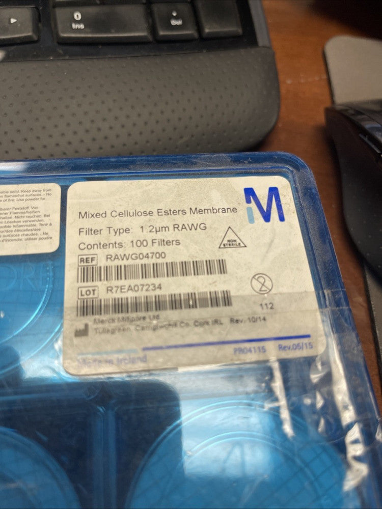 NEW MIXED CELLULOSE ESTERS MEMBRANE FILTER 1.2 RAWG04700 (100 pieces)