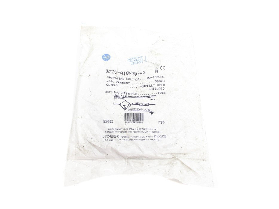 ALLEN BRADLEY 872C-A10N30-A2 SER. A 20-250VAC NSMP