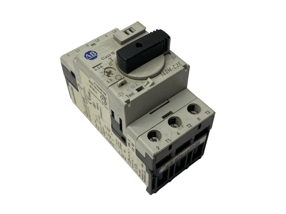 Allen Bradley 140M-C2E-B40 Ser. C Motor Protection Circuit Breaker 600VAC 2.5-4A