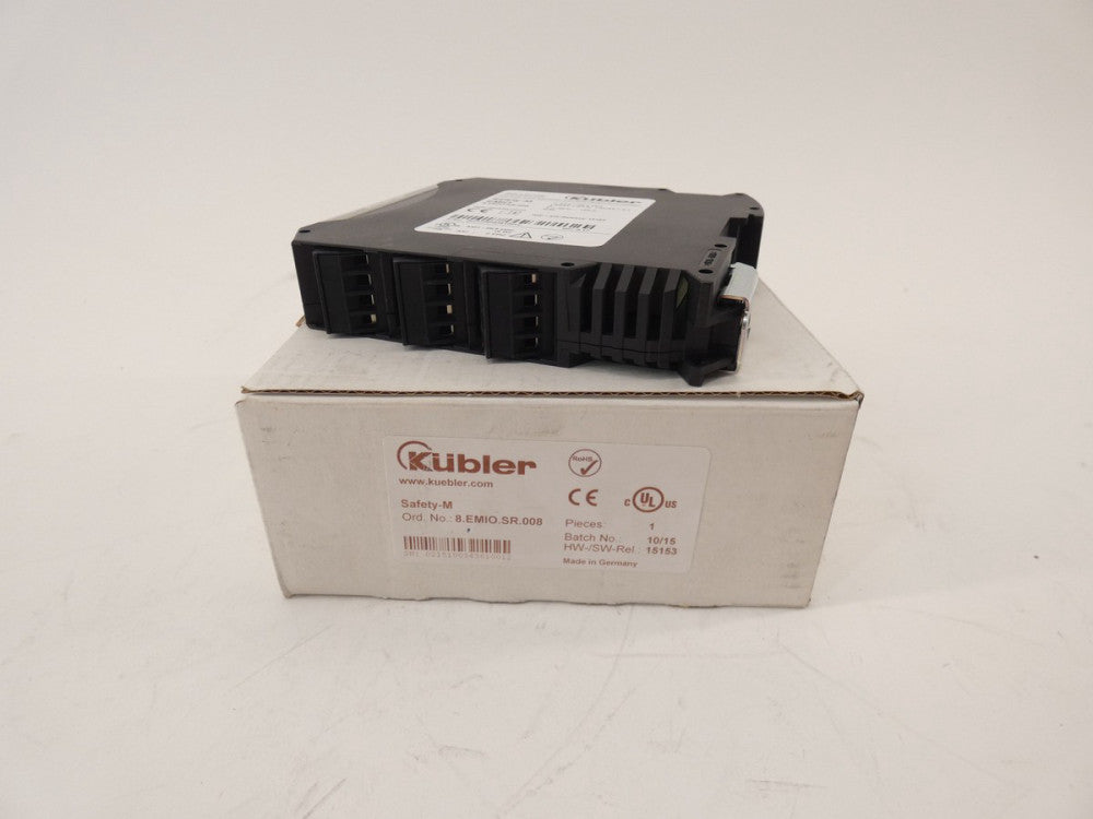 Kubler EMIO Safety-M Module 26.5VDC 0.1A - NEW Surplus!