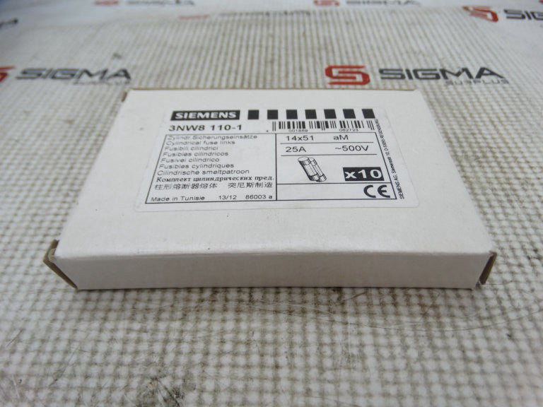 SIEMENS 3NW8110-1 FUSE