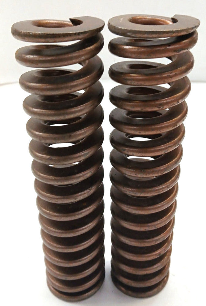 HEAVY DUTY DIE SPRING LOT OF 2  SHAFT ID 1 IN SHAFT OD 2 IN OAL 8-3/16 IN.