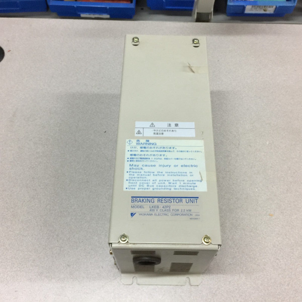 NEW NO BOX YASKAWA ELECTRIC 400V 2.2KW BRAKING RESISTOR UNIT LKEB-42P2