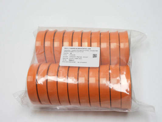 20-Pack 416828 3750 2000-625 2 x 2-3/4 x 5/8 in Hytrel Orange FKM O-Ring Poly Pa