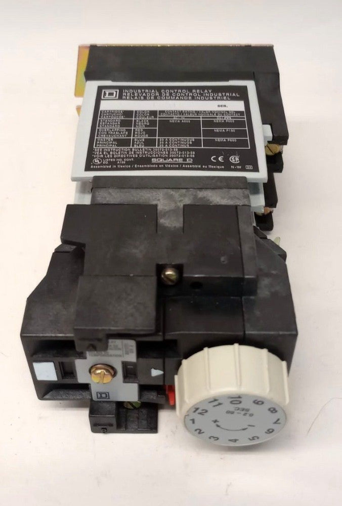 Square D 8501X0-40XTE1 Industrial Timing Control Relay 8501XTE1 Series A
