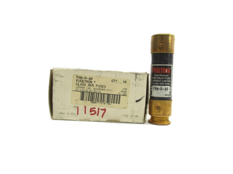 BUSSMANN FRN-R-40 250VAC 40A (PKG OF 10) (WH/BK) NSMP