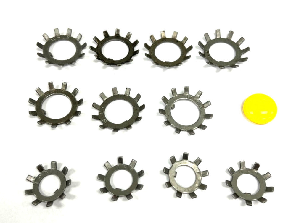LOCKWASHER W06 W07 & W10 ID 1.193" 1.396 & 1.992 LOT OF 12