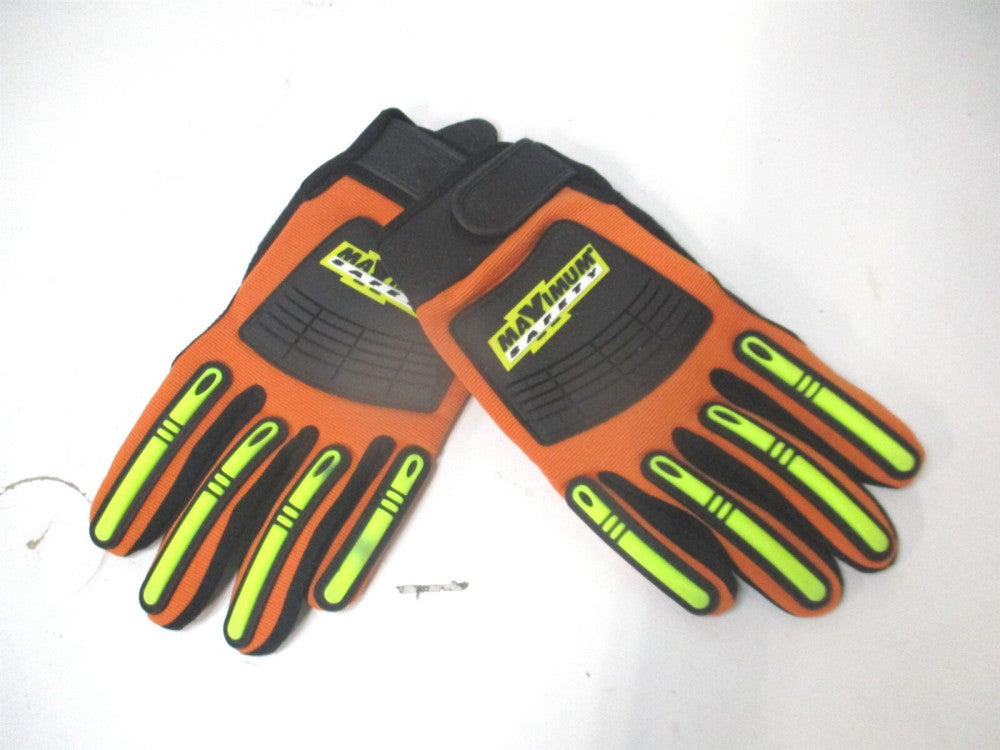 PIP Maximum Safety MOG Large 120-5900 Hi-Vis Orange/Black Cut-Resistant Gloves