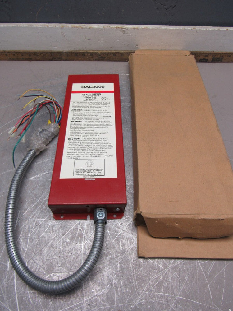 BEST LIGHTING BAL3000 FLUORESCENT EMERGENCY BALLAST 3500LUMENS NEW IN BOX !!
