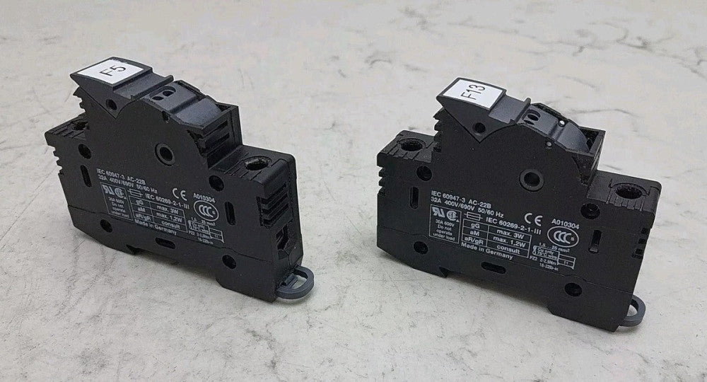 2 Pack Phoenix Contact Circuit Breaker Protector AC-22B 32A 400/690V 50/60Hz