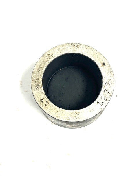 IRONWORKER ROUND PUNCH PRESS DIE 1.272" HEAD DIA 1-27/32"