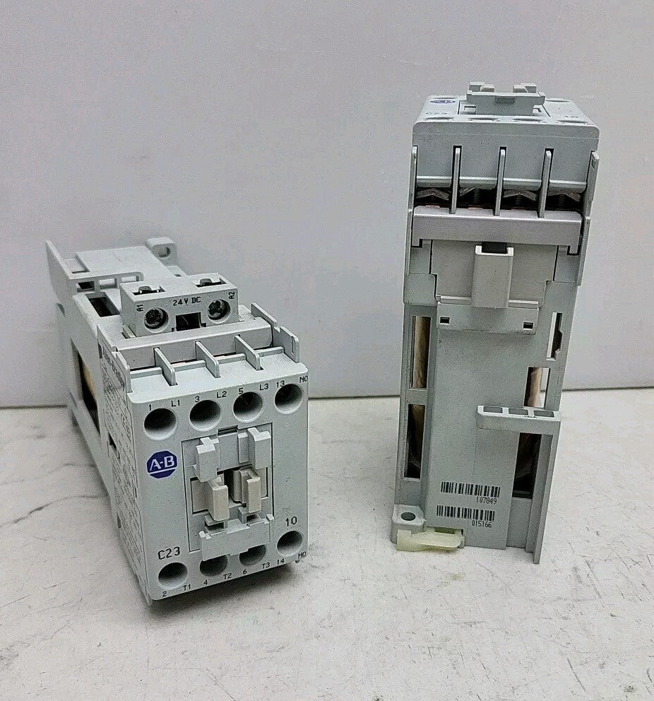 2 Pack Allen Bradley 100-C23Z*10 Ser C C23Z 10 IEC Contactor 24 Vdc Coil