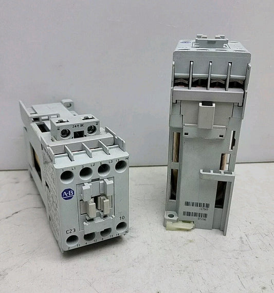 2 Pack Allen Bradley 100-C23Z*10 Ser C C23Z 10 IEC Contactor 24 Vdc Coil