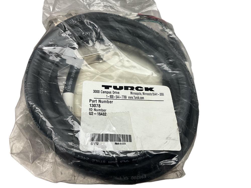 Turck 173K355G03 (13078) Cable Assy, ID# U2-16482, Stacker B250 Resolver W4005