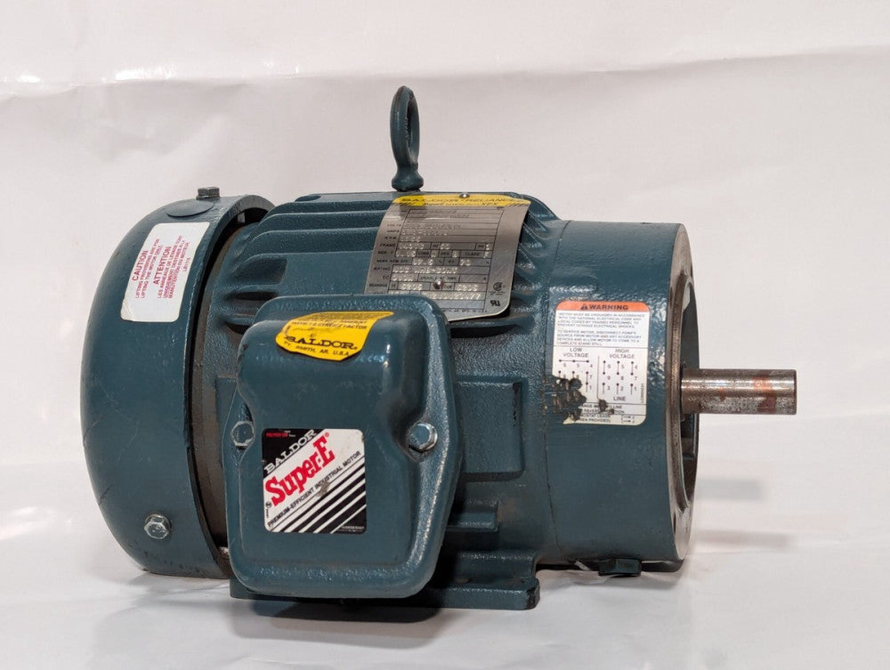 Baldor CECP3581T  Severe Duty Motor, 1hp, 1765rpm, TEFC, 143TC Frame, 3 Phase