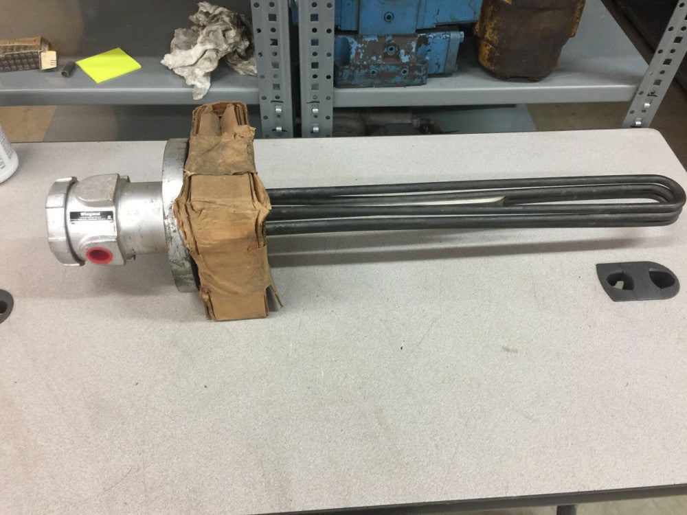 NEW NO BOX WIEGAND 480 VAC 3 PH 4.5 KW HAZARDOUS LOCATION EMERSION HEATER 155-10