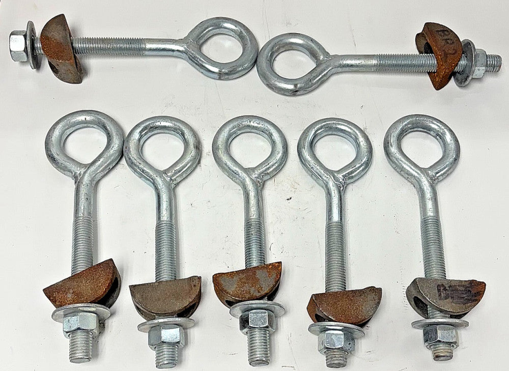 FORGED EYE BOLT WITH MOUNTING SET WITHOUT SHOULDER WORKING 3/4 LOAD LIMIT 500LBS