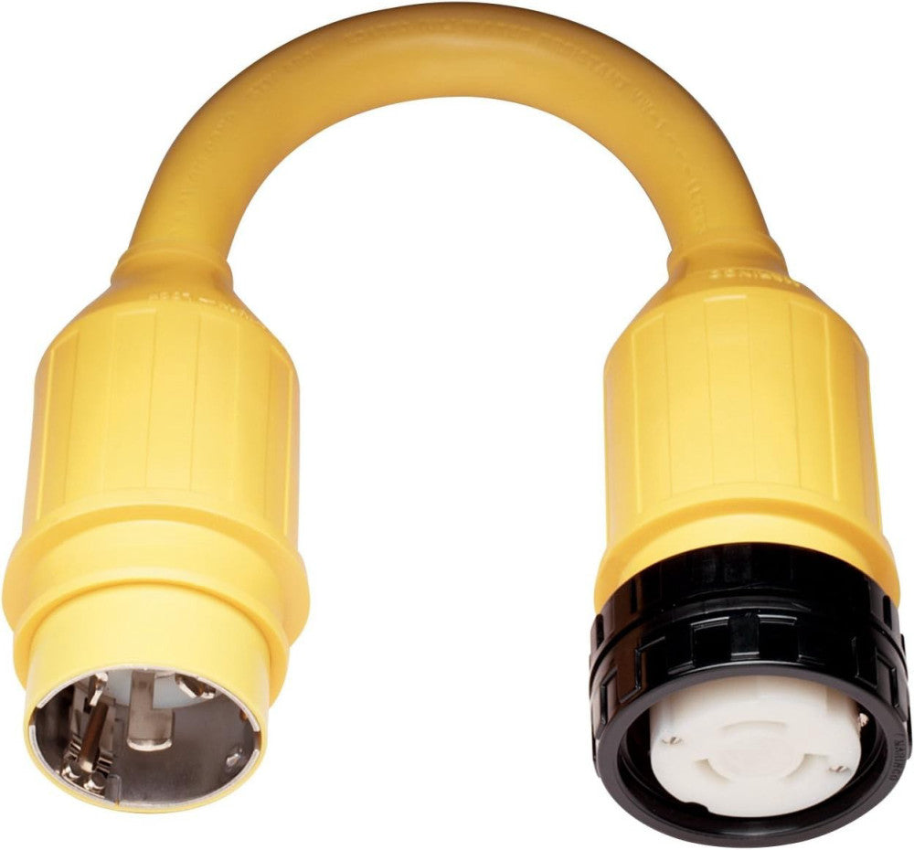 Marinco 123A Marine Electrical Shore Power Pigtail Adapter (50-Amp 125/250-V