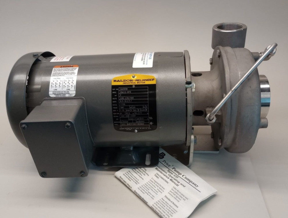 Price CL150SS-576-21211R-200-18-3T6 Centrifugal Pump Baldor CM3558 2hp 1725rpm