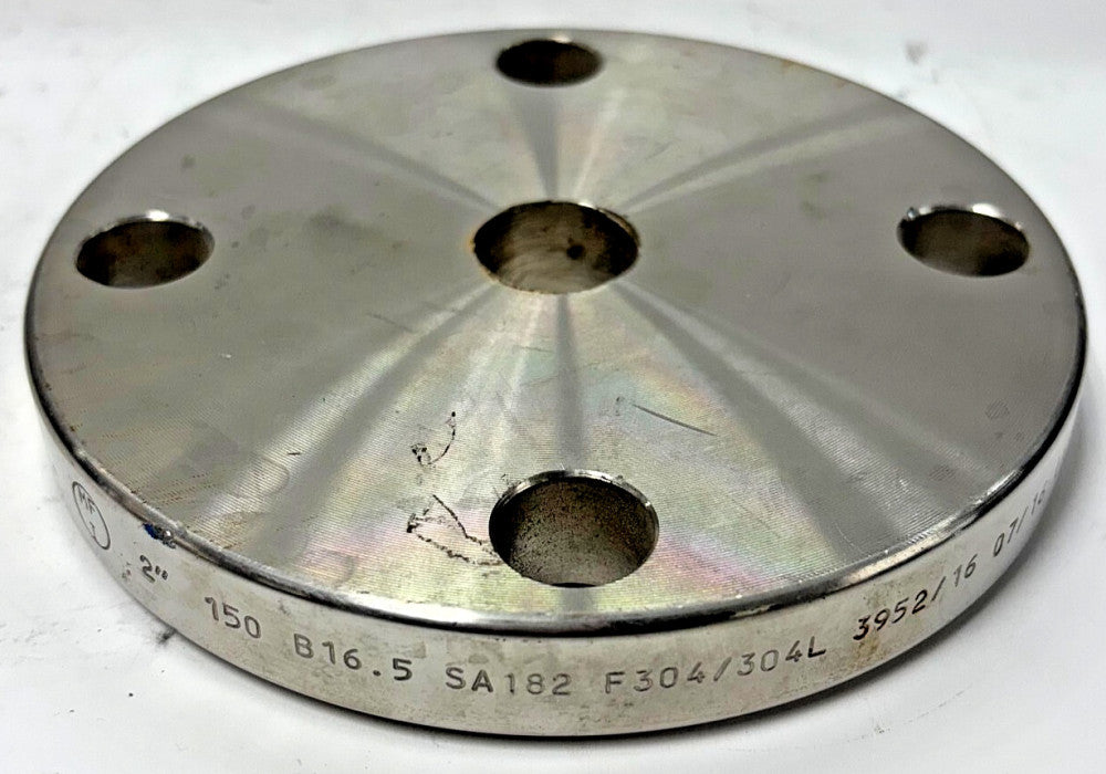 STEEL FLANGE SIZE 2" 150LBS B16.5 SA182 F304/304L 3952/16 07/16 INDIA LENGTH 6"