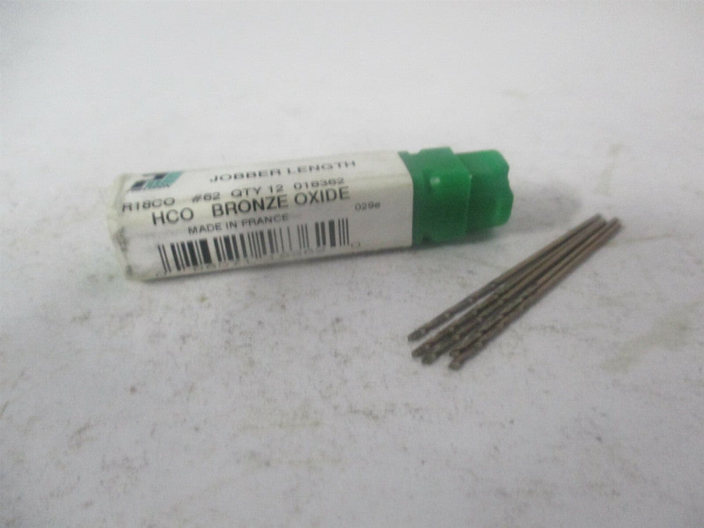 Precision Twist Drill (018362) #62 1-1/2" OAL 135° Cobalt Jobber Drill - Qty 5