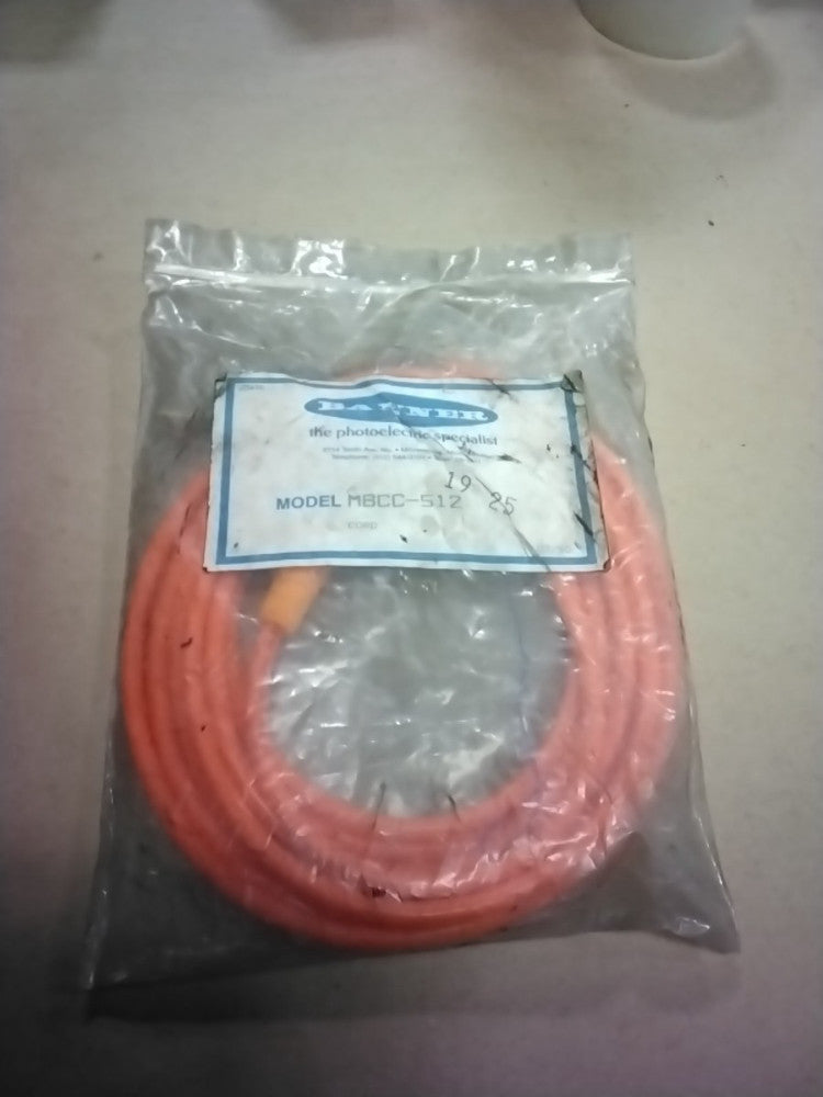 BANNER ENGINEERING 25496 Cord MBCC-512 (Orange)