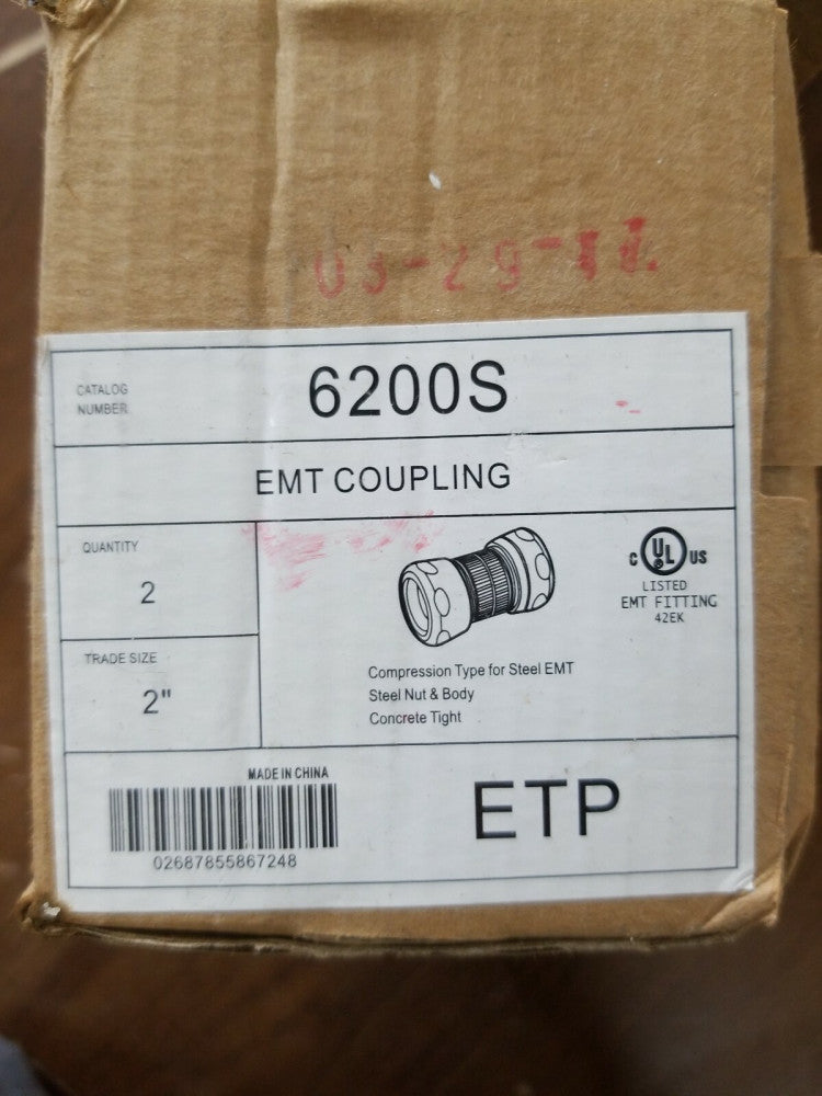 NEW ESG 6200s 2 inch Steel EMT Coupling  