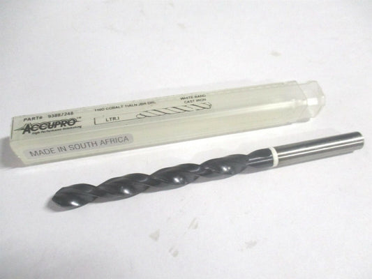 (1W60691-AC) Letter I 118° 109mm OAL Cobalt TiAlN RH Straight Jobber Drill 