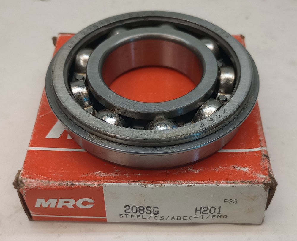 MRC 208SG H201C3 Ball Bearing Deep Groove 40 X 80 X 18mm With Snap Ring