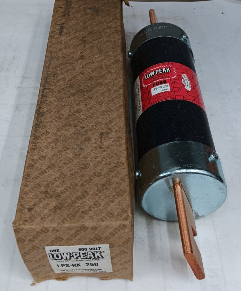 NEW BUSSMAN 250 AMP FUSE CLASS RK1 600 VAC LPS-RK-250