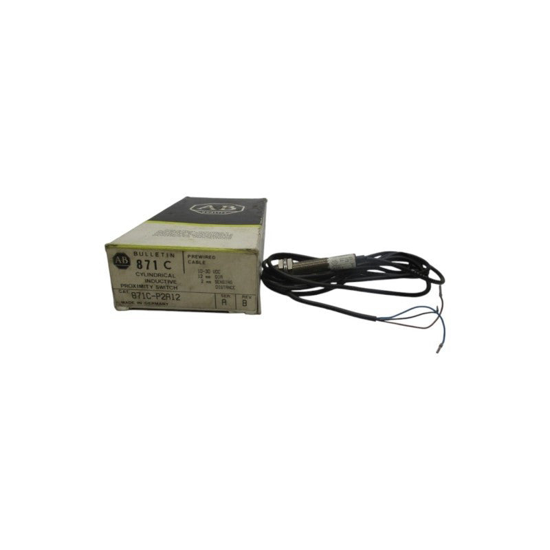 ALLEN BRADLEY 871C-P2A12 SER. A REV. B 10-30VDC (BK/YL) NSMP