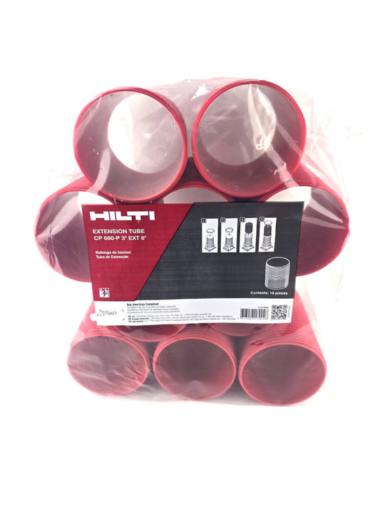 10pcs Hilti CP-680-P 3" Cast In Fire Stop Sleeve 6" Extension Tube