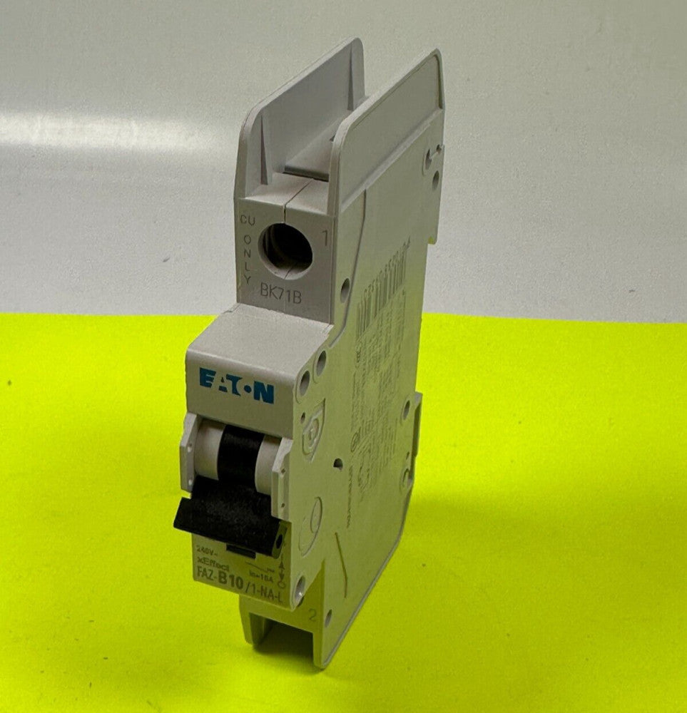 EATON FAZ-B10/1-NA-L-SP Circuit Breaker 195451 10A 1 Pole 240VAC - NEW Fast Ship